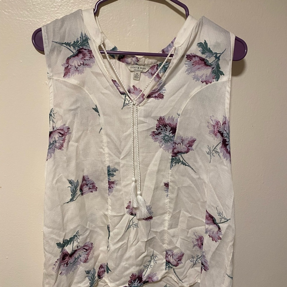 Women’s Floral Lucky Brand tank top